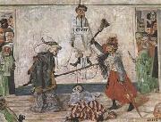 James Ensor Skeletons Fighting for the Body of a Hanged Man (mk09) oil painting picture wholesale